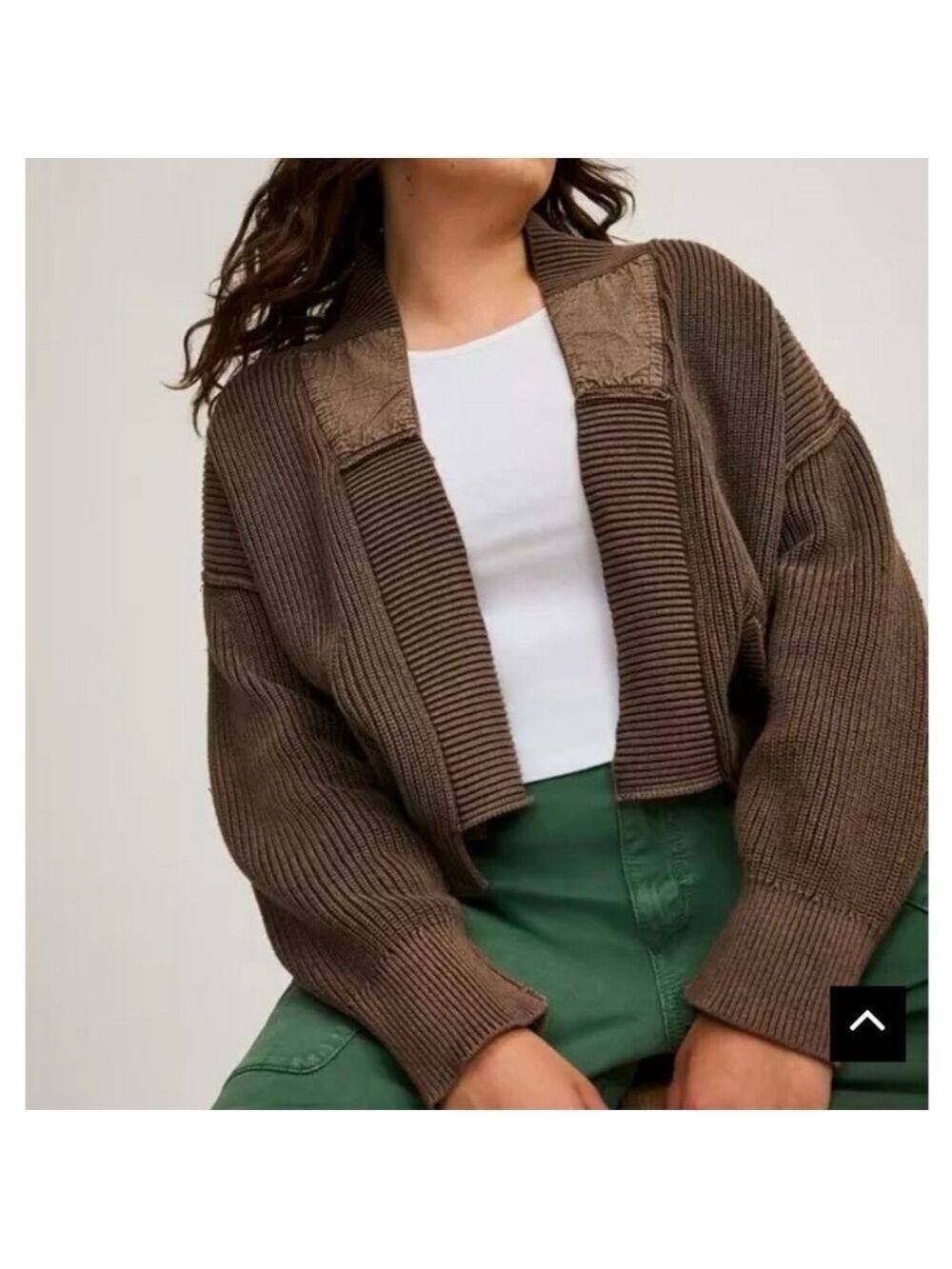 Festi Cropped Cardigan Size L